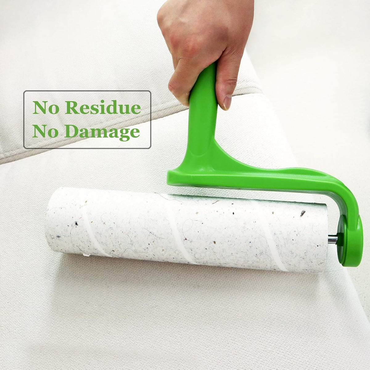 10 inch Mega All-Purpose Pet Hair Lint Roller Refills Compatible with Evercare Mega Roller 10'' Wide Ultra Sticky 60 Sheets Each Refill (Pack of 6, 360 Sheets Total)