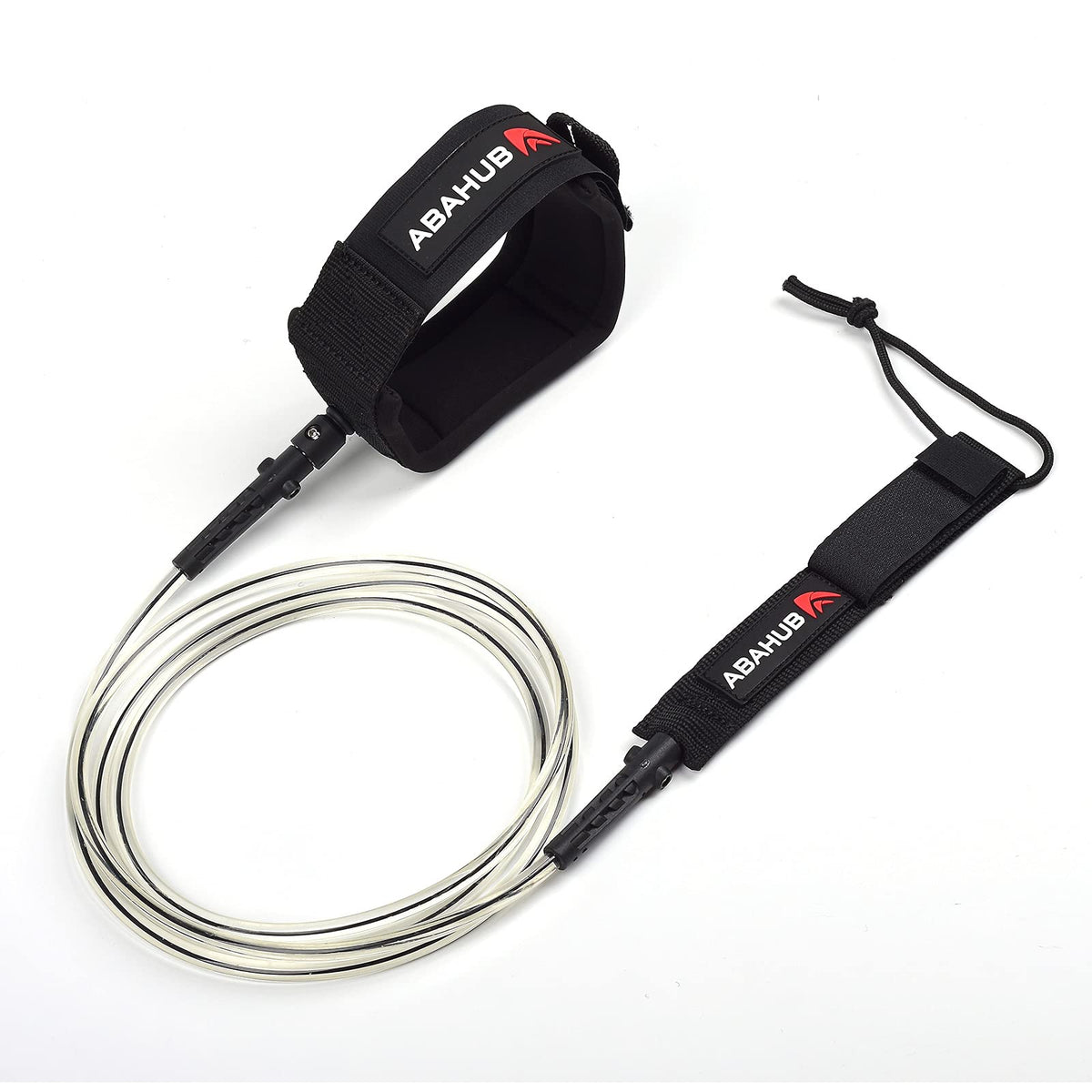 Abahub Surfboard Leash, 6/7/8/9/10 ft Straight Legrope Strap for Boards