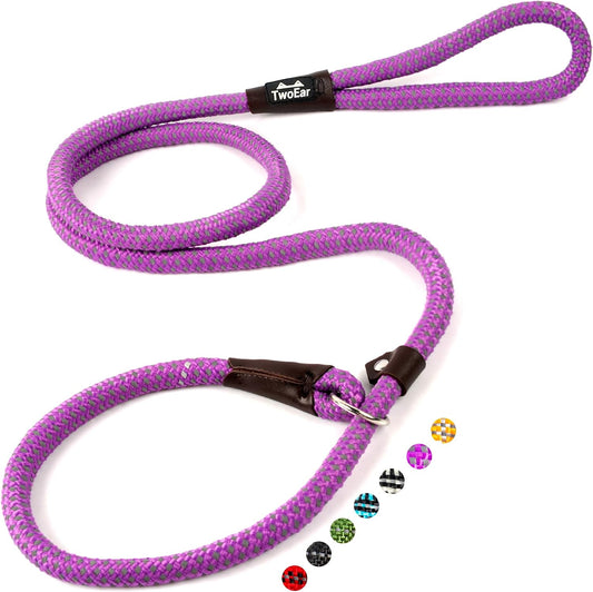 Twoear 6FT Slip Lead Dog Leash, Heavy Duty Slip Leash for Dogs