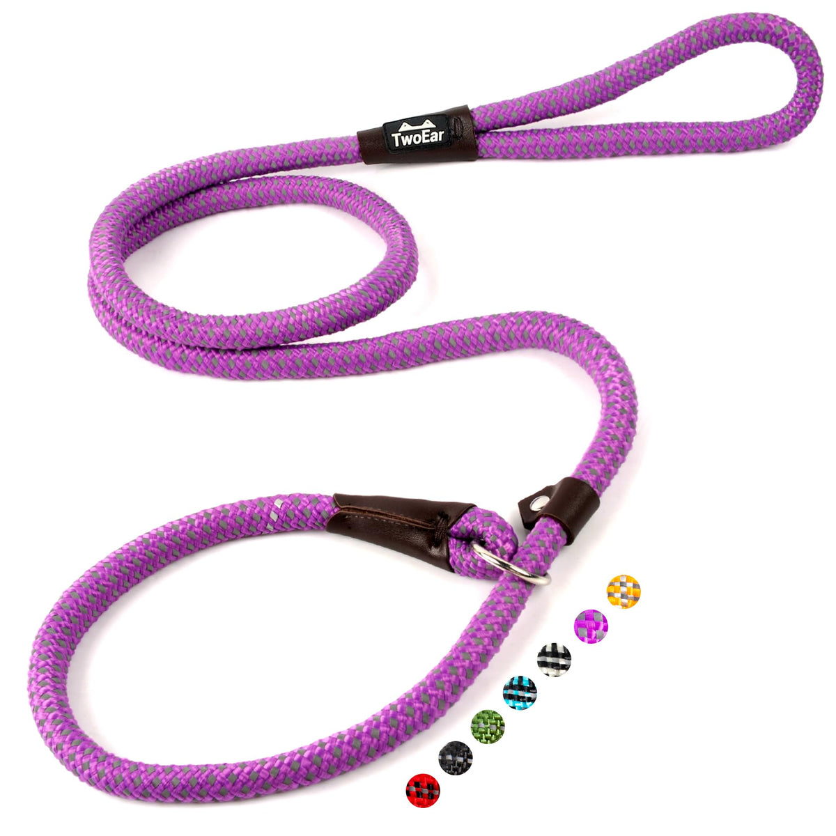 Twoear 6FT Slip Lead Dog Leash, Heavy Duty Slip Leash for Dogs