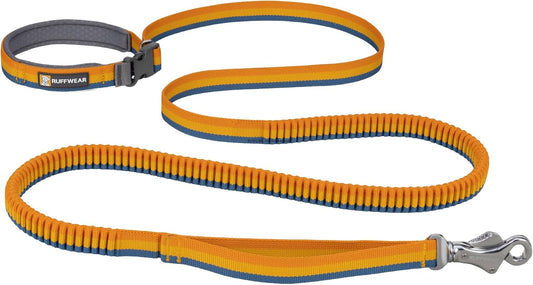 Ruffwear, Roamer Bungee Dog Leash, Yellow Snow, 5.5'-7'