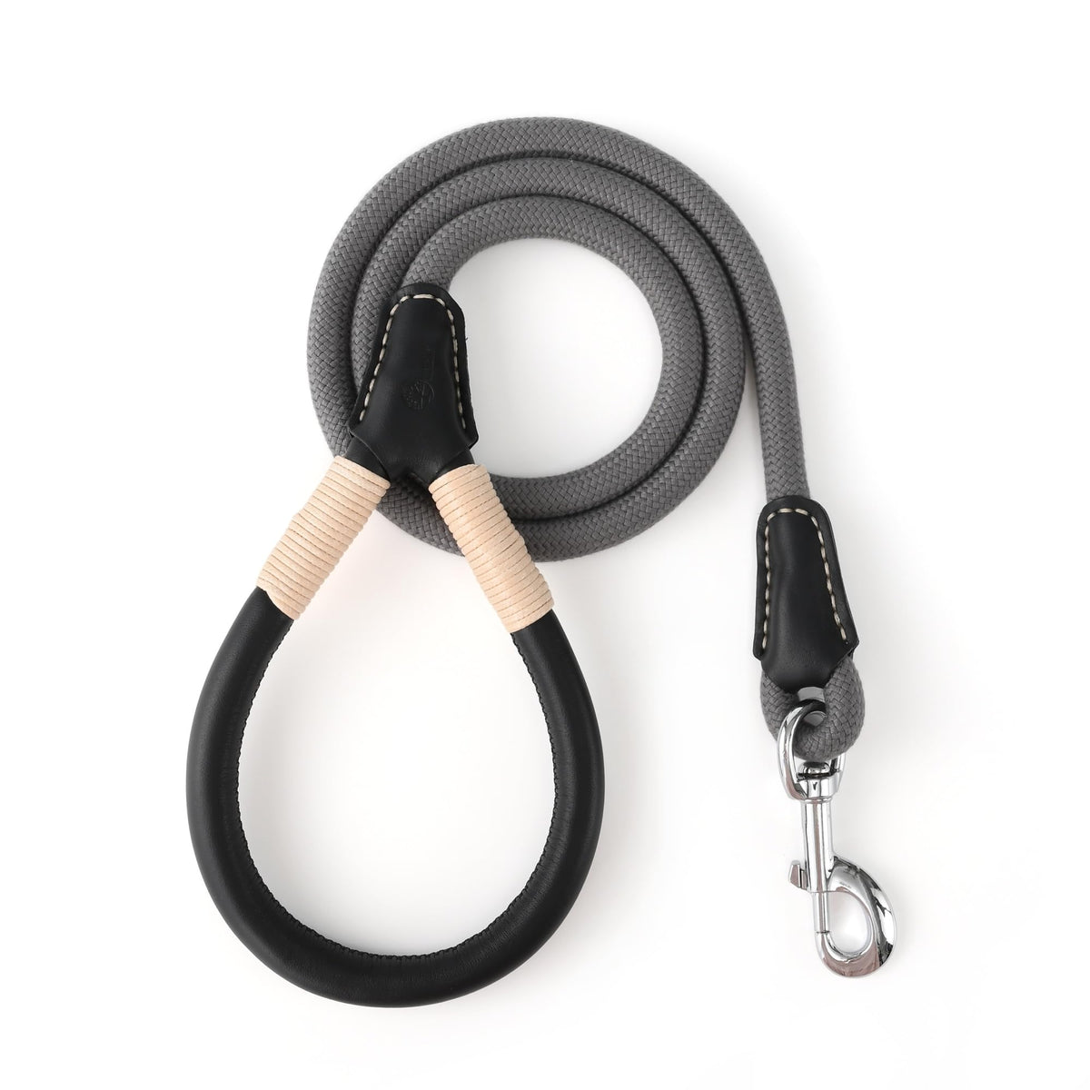 Mile High Life Dog Leash with Genuine Leather-Wrapped Ends, 4/5/6FT