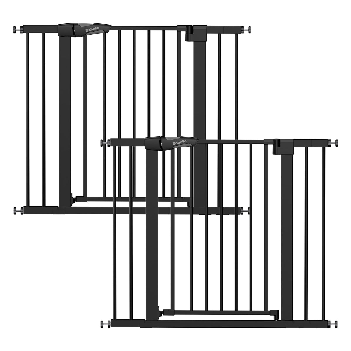 Babelio Baby Gate for Stairs No Drilling, 29-48 in PressGuard Dog Gate
