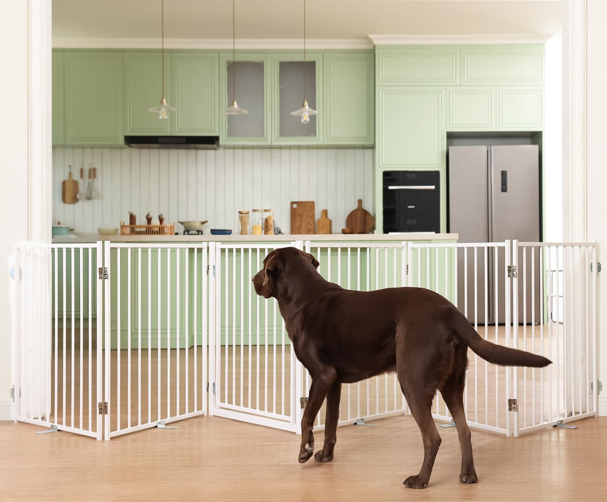 No Pawblems Full Metal Dog Gate Extension, 30" Tall Foldable Panels
