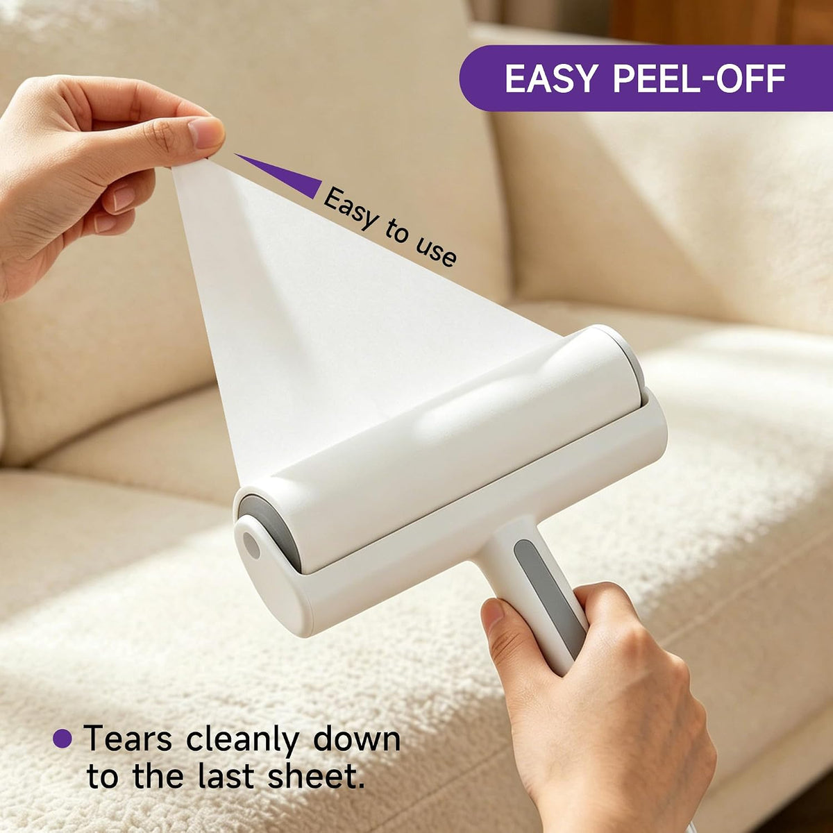 Super Strong Lint Roller Replacement Pack, Pet Hair Lint Roller
