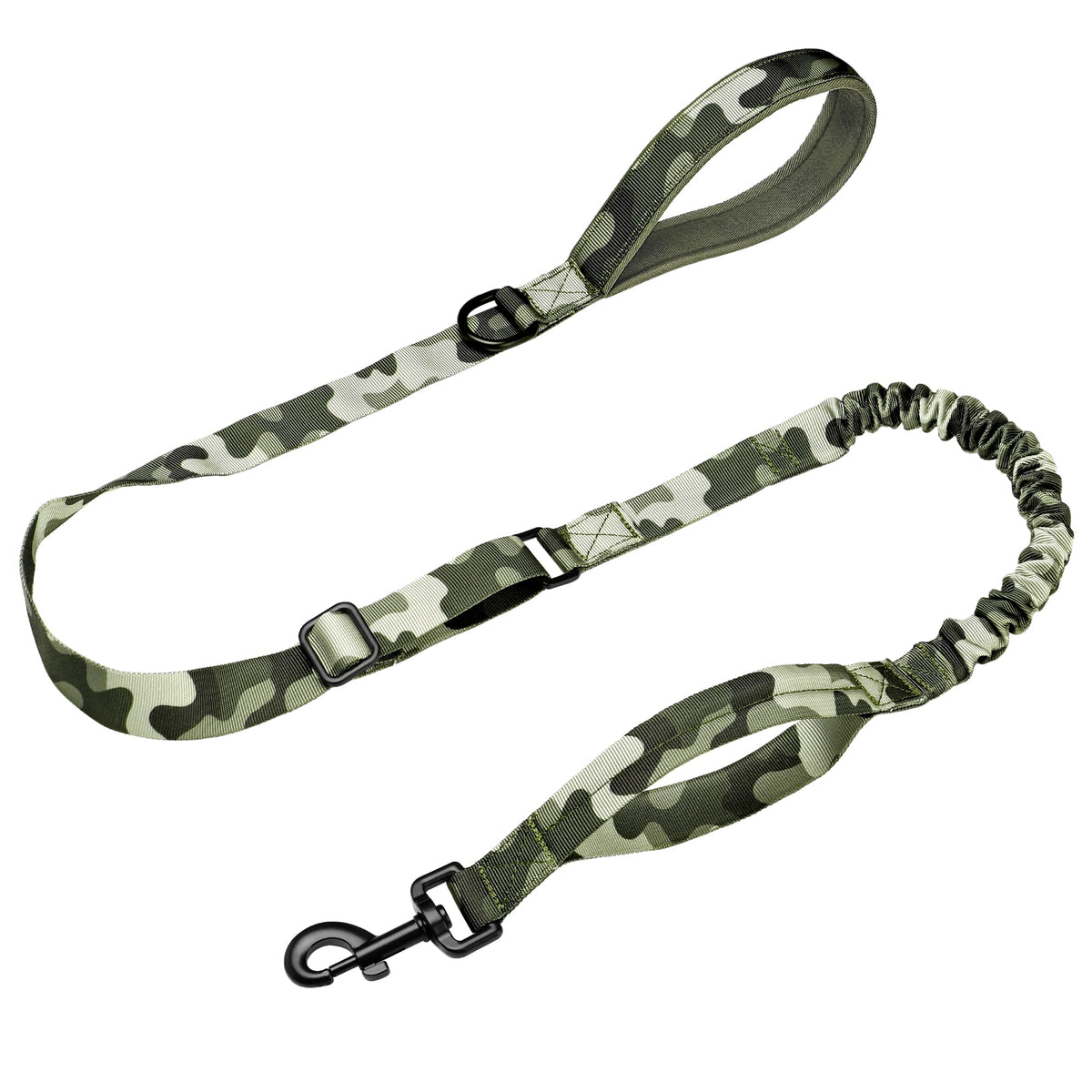 Forestpaw Tactical Dog Leash for Large Dogs, Khaki, 4-5FT