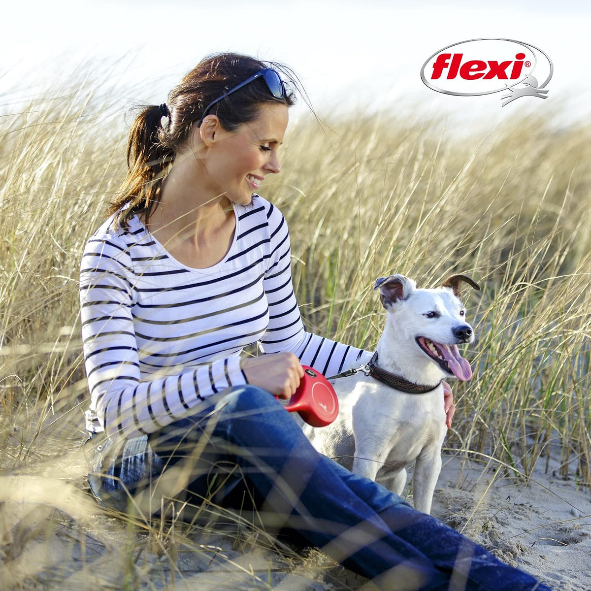 FLEXI® Classic Cord Retractable Dog Leash, Small, 16 ft - Pink