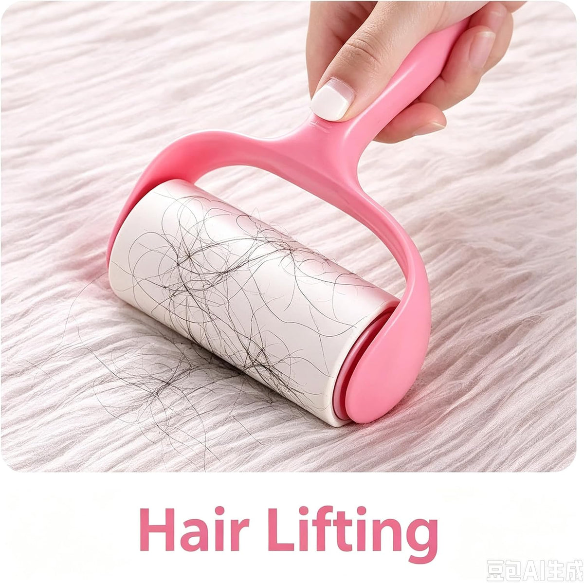 Lint Roller, 10 Refills 600 Sheets Extra Sticky Lint Remover, Pet Hair Remover for Clothes Furniture Car, Fabric Shaver Pilling Remover for Dog Cat, Reusable Sticky Lint Roller for Home Auto