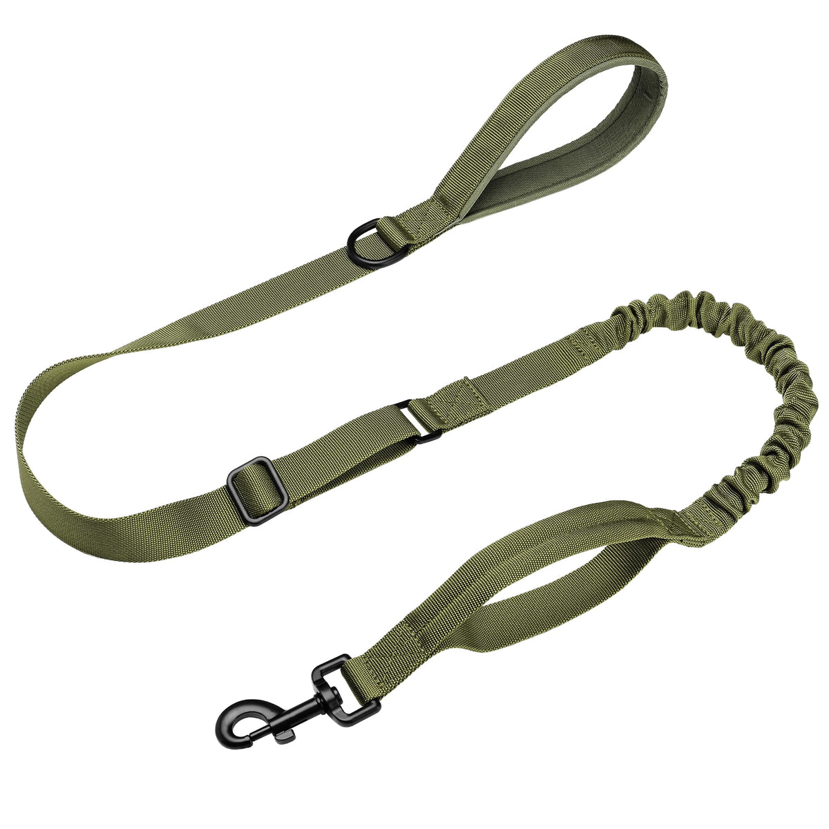 Forestpaw Tactical Dog Leash for Large Dogs, Khaki, 4-5FT