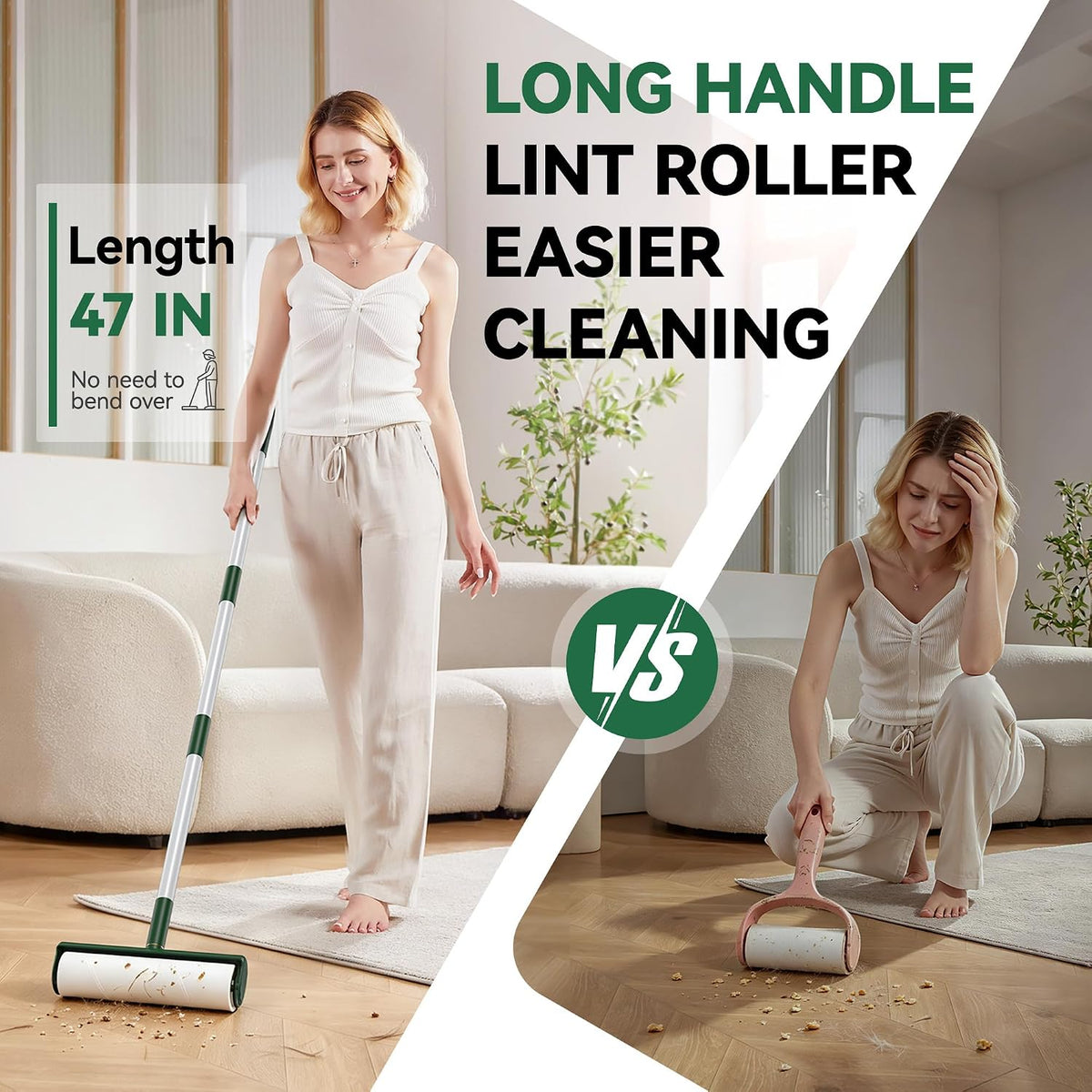 Large Lint Rollers Pet Hair Extra Sticky for Pet Homes