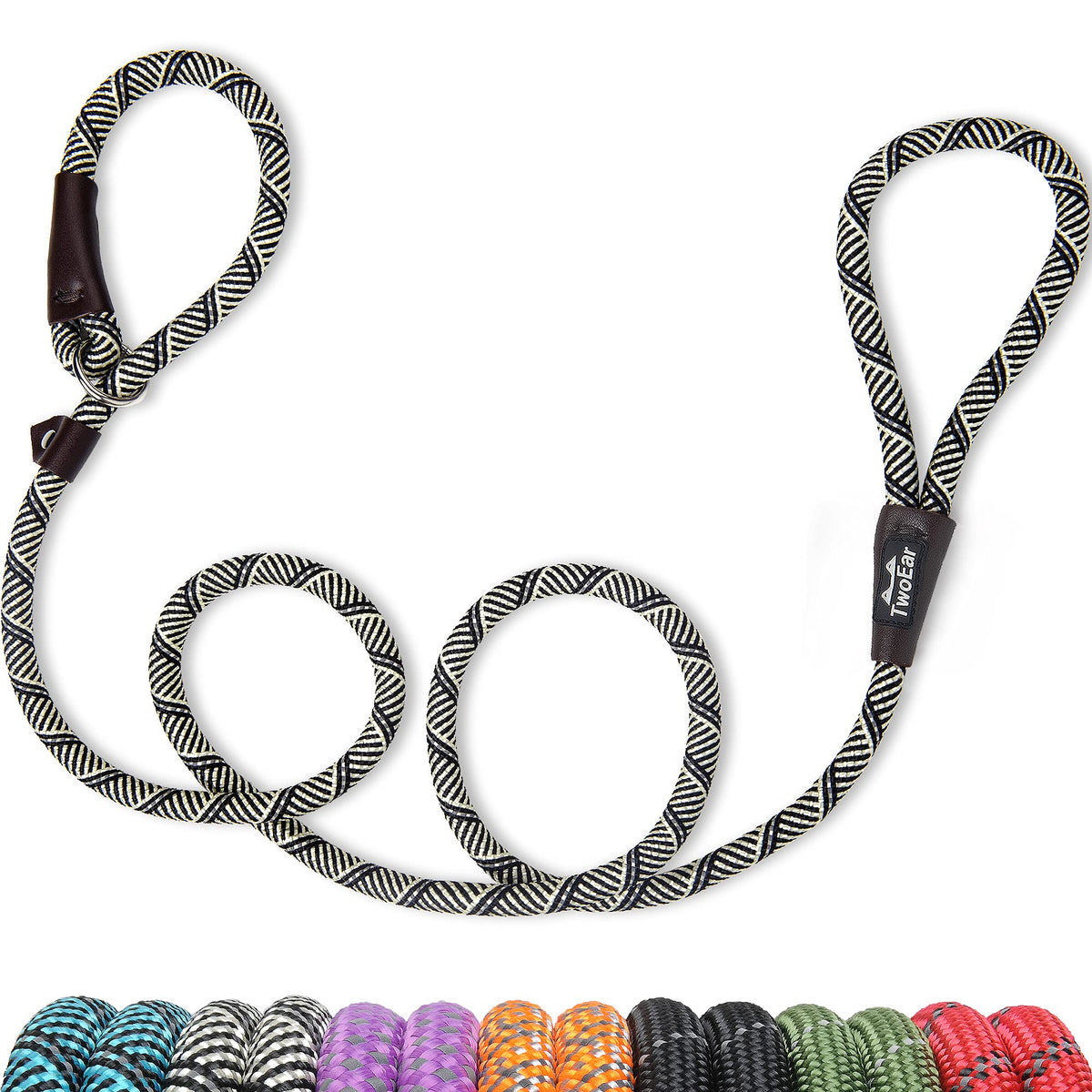 Twoear 6FT Slip Lead Dog Leash, Heavy Duty Slip Leash for Dogs