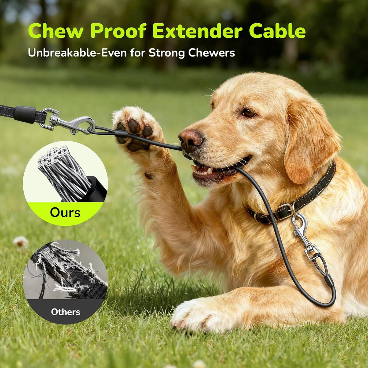 Pecute Retractable Dog Leash with Chew Proof Cable - 18,2 ft Heavy Duty Retractable Pet Leash with Dispenser and Poop Bags, Anti-Slip Handle, Reflective Leashes for Small Medium Dog Up to 66 lbs
