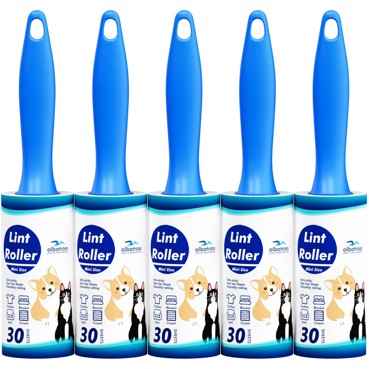 Large Lint Roller for Furniture, 9.45'' Rollers for Floor, 360 Sheets