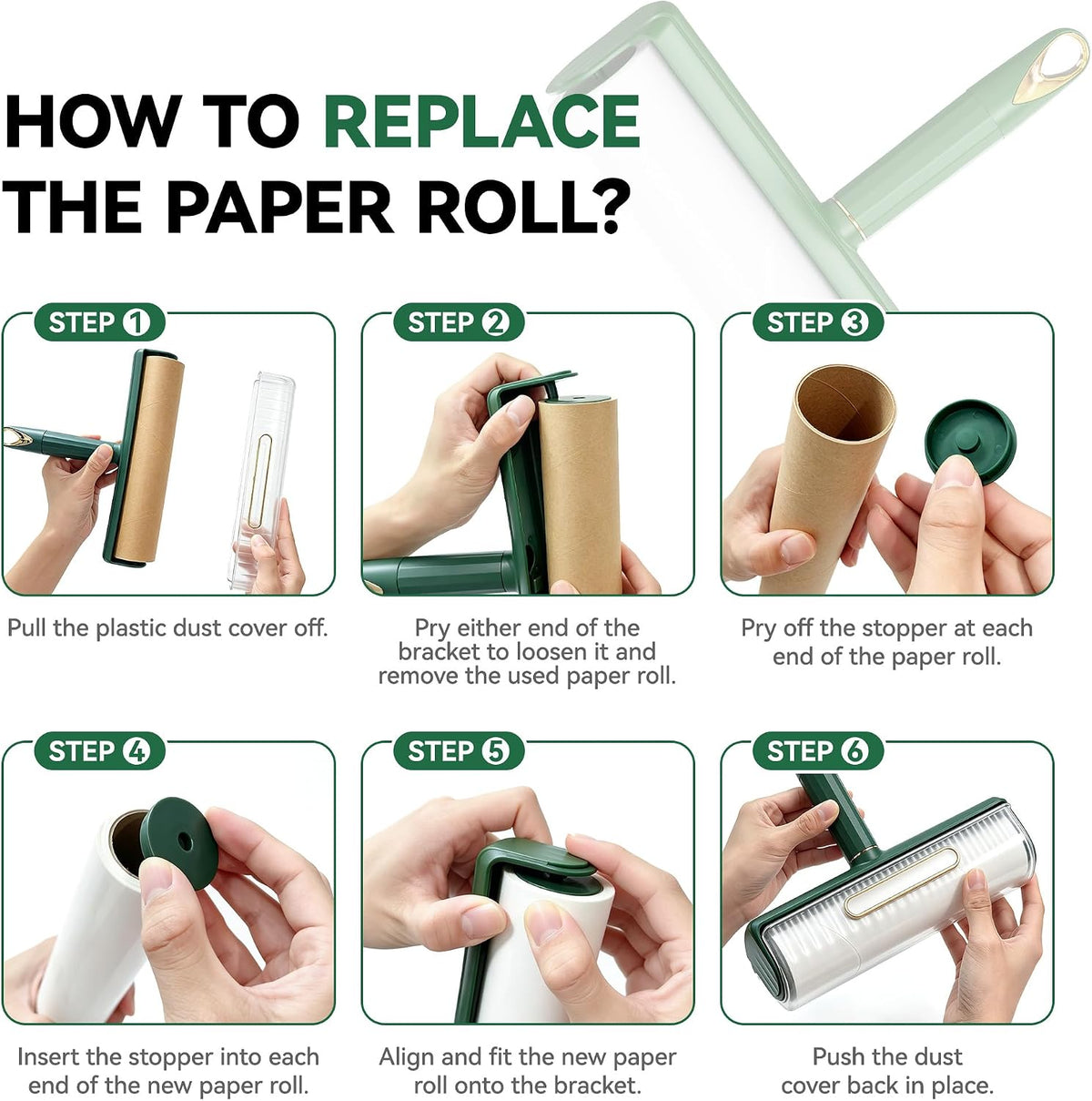 Large Lint Rollers Pet Hair Extra Sticky for Pet Homes