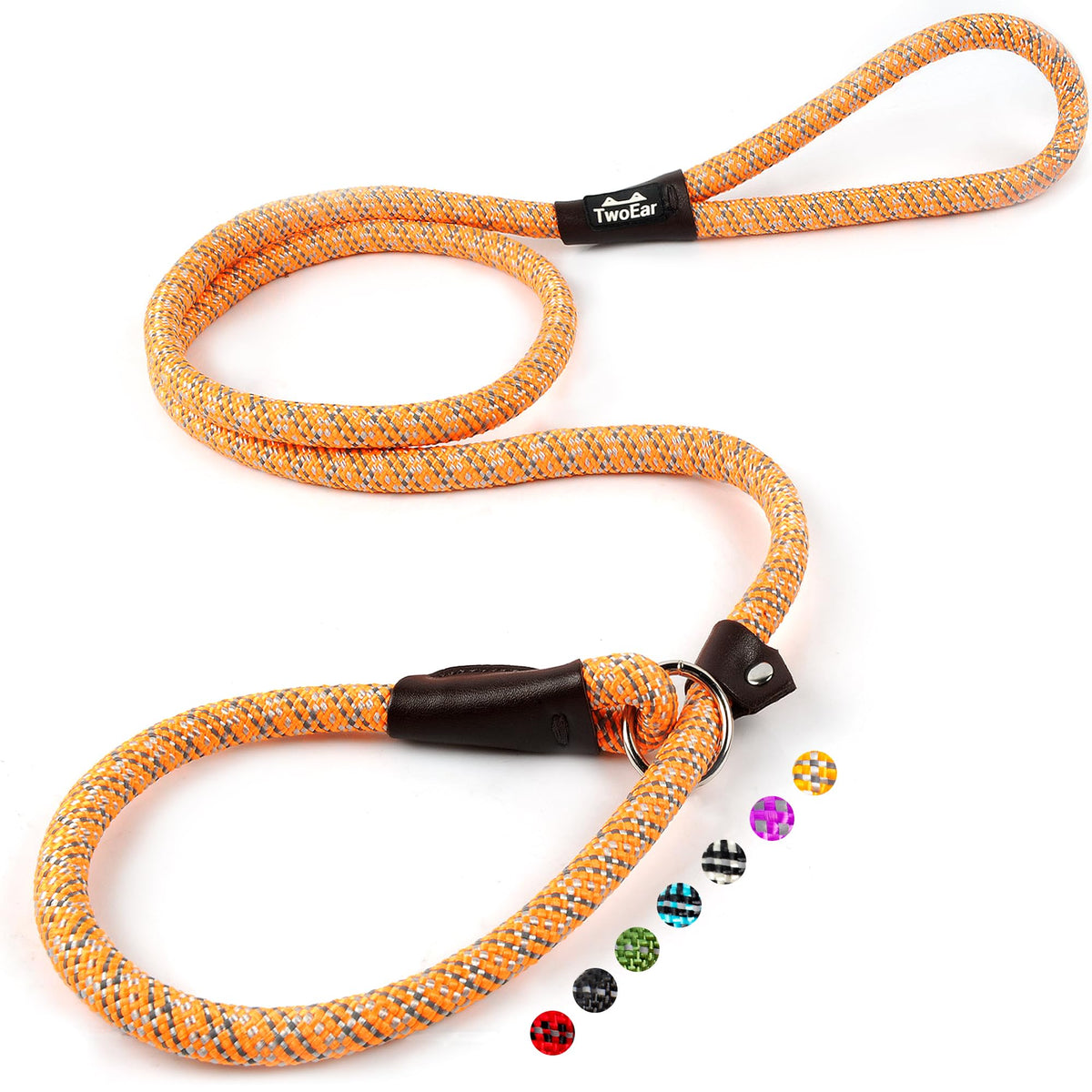 Twoear 6FT Slip Lead Dog Leash, Heavy Duty Slip Leash for Dogs