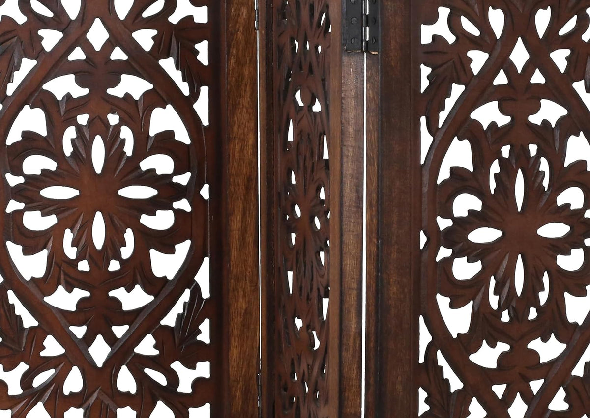 Freestanding Wood Pet Gate, 4-Panel, 56x28