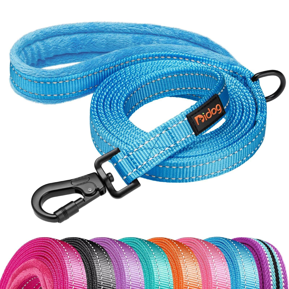 Didog 6FT Reflective Dog Leash for Small Medium Dogs, 5/8" Width, Hot Pink
