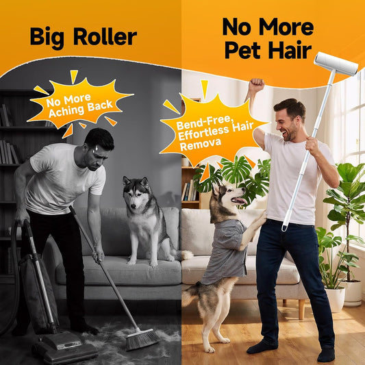 9.45” 400 Sheets Large Lint Roller for Pet Hair