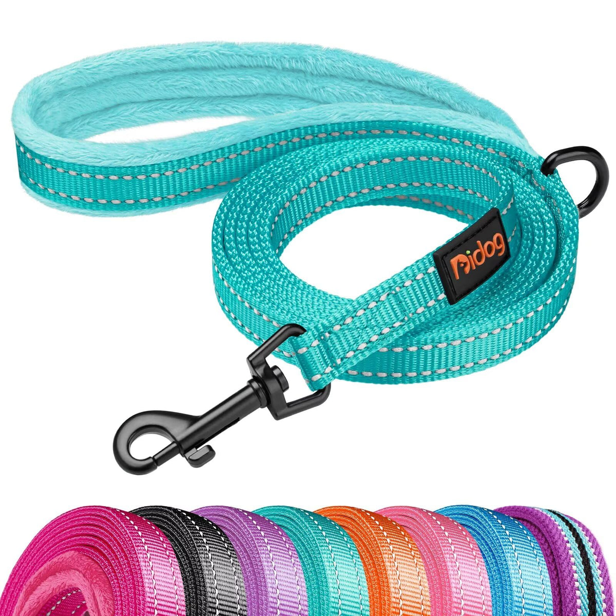 Didog 6FT Reflective Dog Leash for Small Medium Dogs, 5/8" Width, Hot Pink