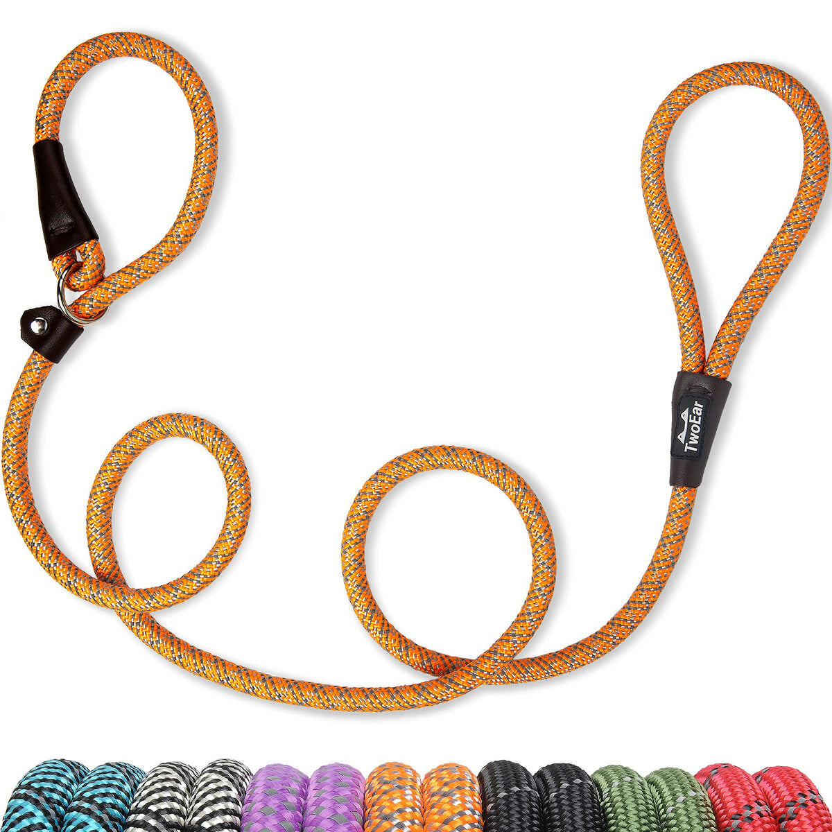 Twoear 6FT Slip Lead Dog Leash, Heavy Duty Slip Leash for Dogs