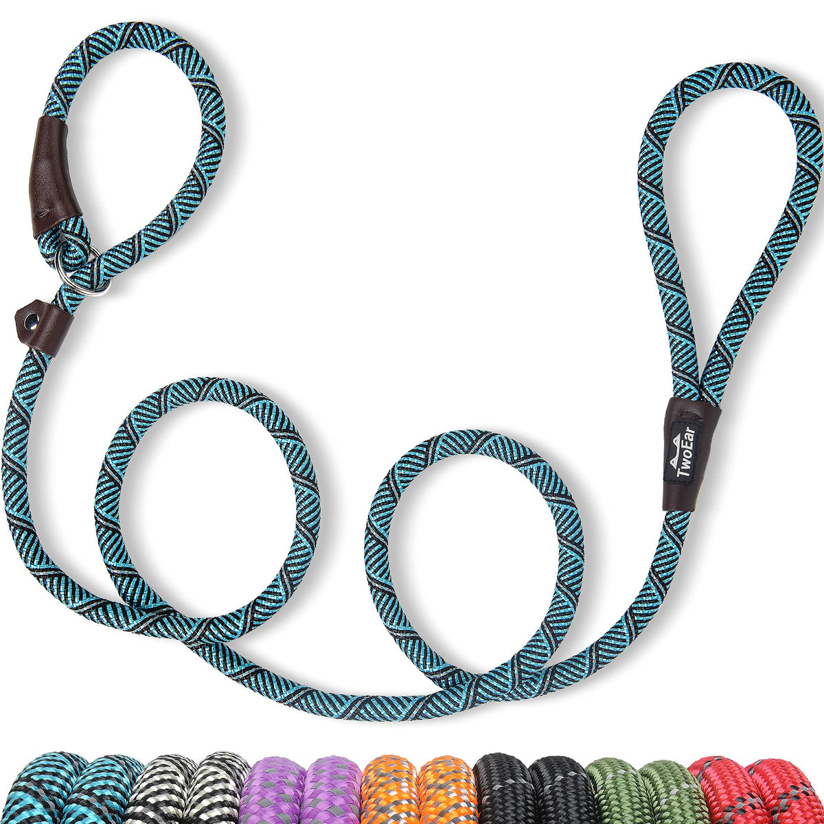 Twoear 6FT Slip Lead Dog Leash, Heavy Duty Slip Leash for Dogs