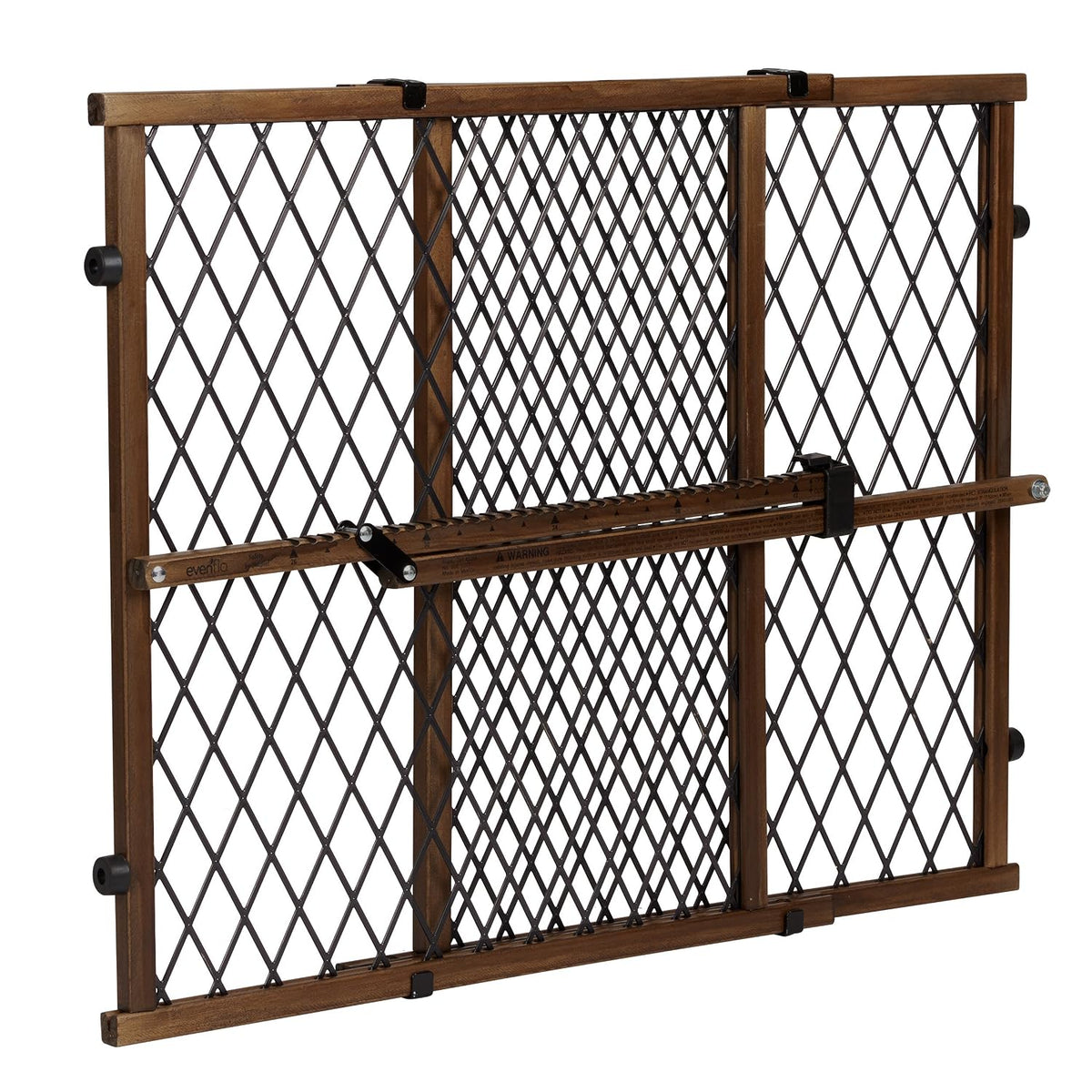 Position & Lock Adjustable Wood Baby Gate (Farmhouse Collection)